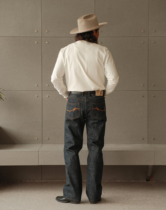19.5OZ Heavyweight Series 701 Straight-Fit jeans-Raw