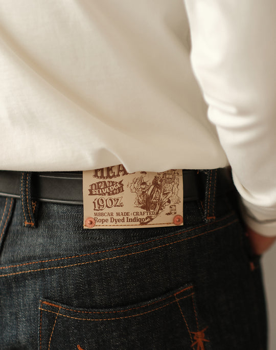 19.5OZ Heavyweight Series 701 Straight-Fit jeans-Raw