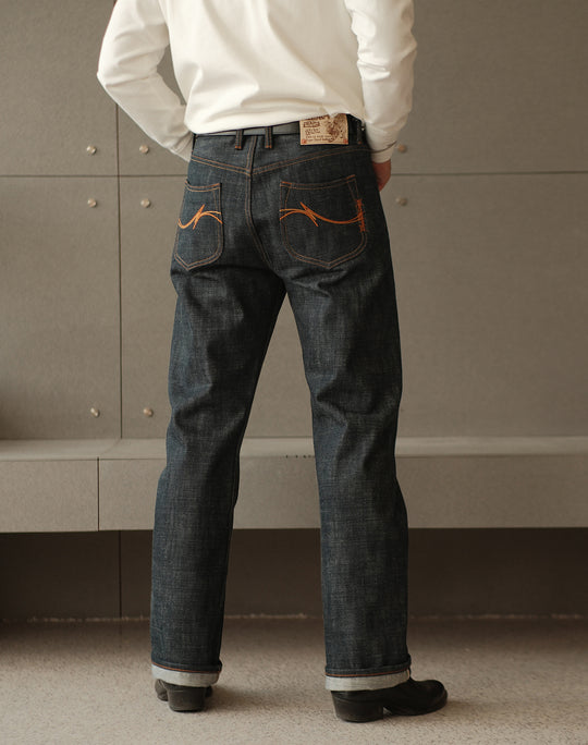 19.5OZ Heavyweight Series 701 Straight-Fit jeans-Raw