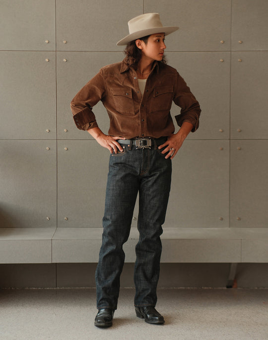 19.5OZ Heavyweight Series 702 Tapered jeans-Raw
