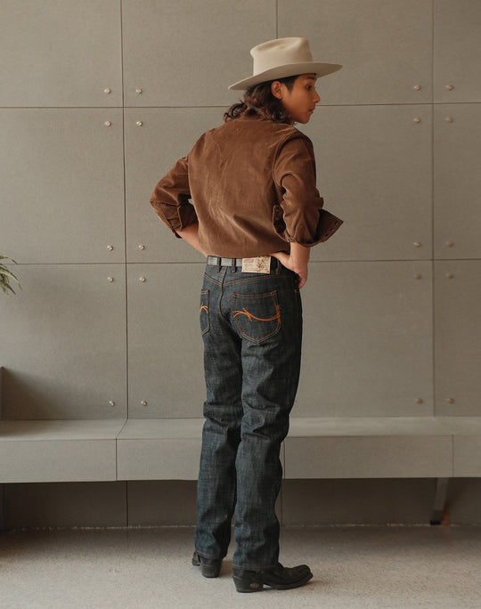 19.5OZ Heavyweight Series 702 Tapered jeans-Raw