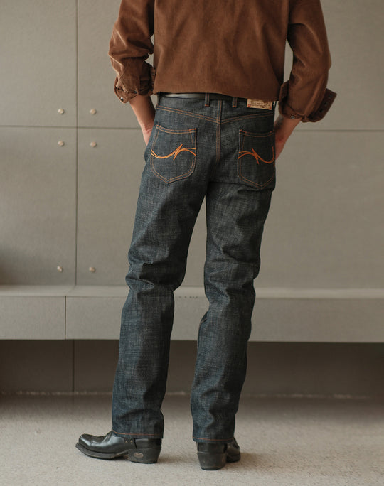 19.5OZ Heavyweight Series 702 Tapered jeans-Raw