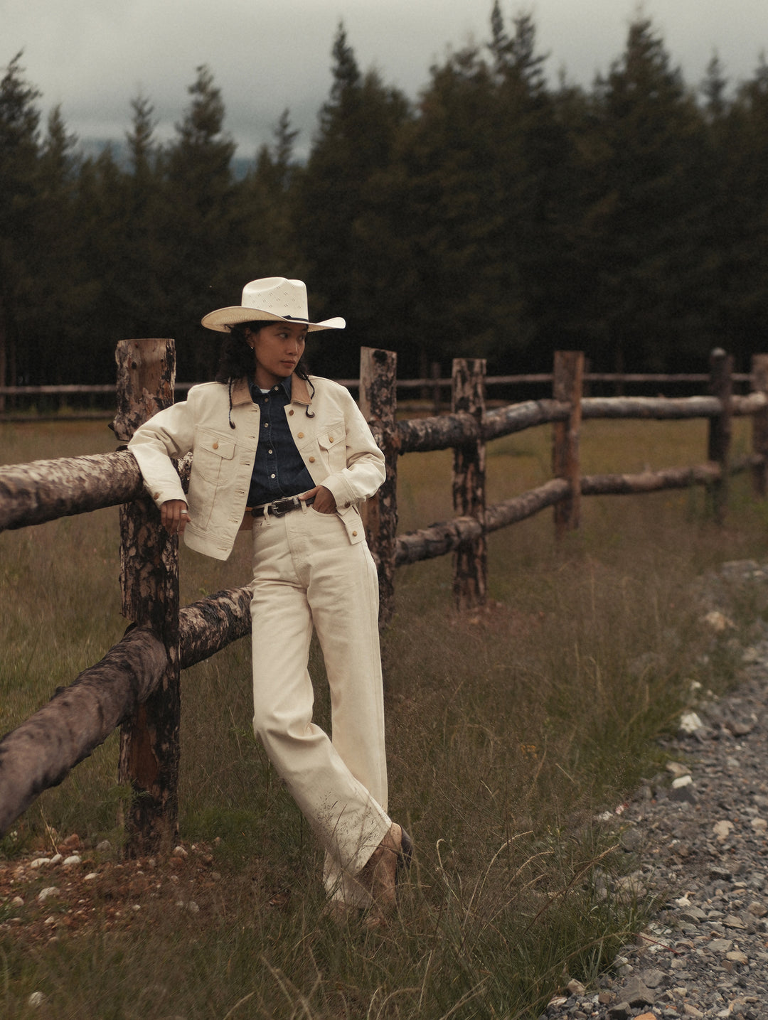 Western Series Women's Daylight Knight 16oz Selvedge Undyed Canvas Jacket