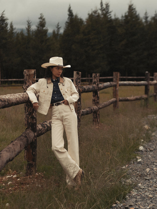 Western Series Women's Daylight Knight 16oz Selvedge Undyed Canvas Jacket