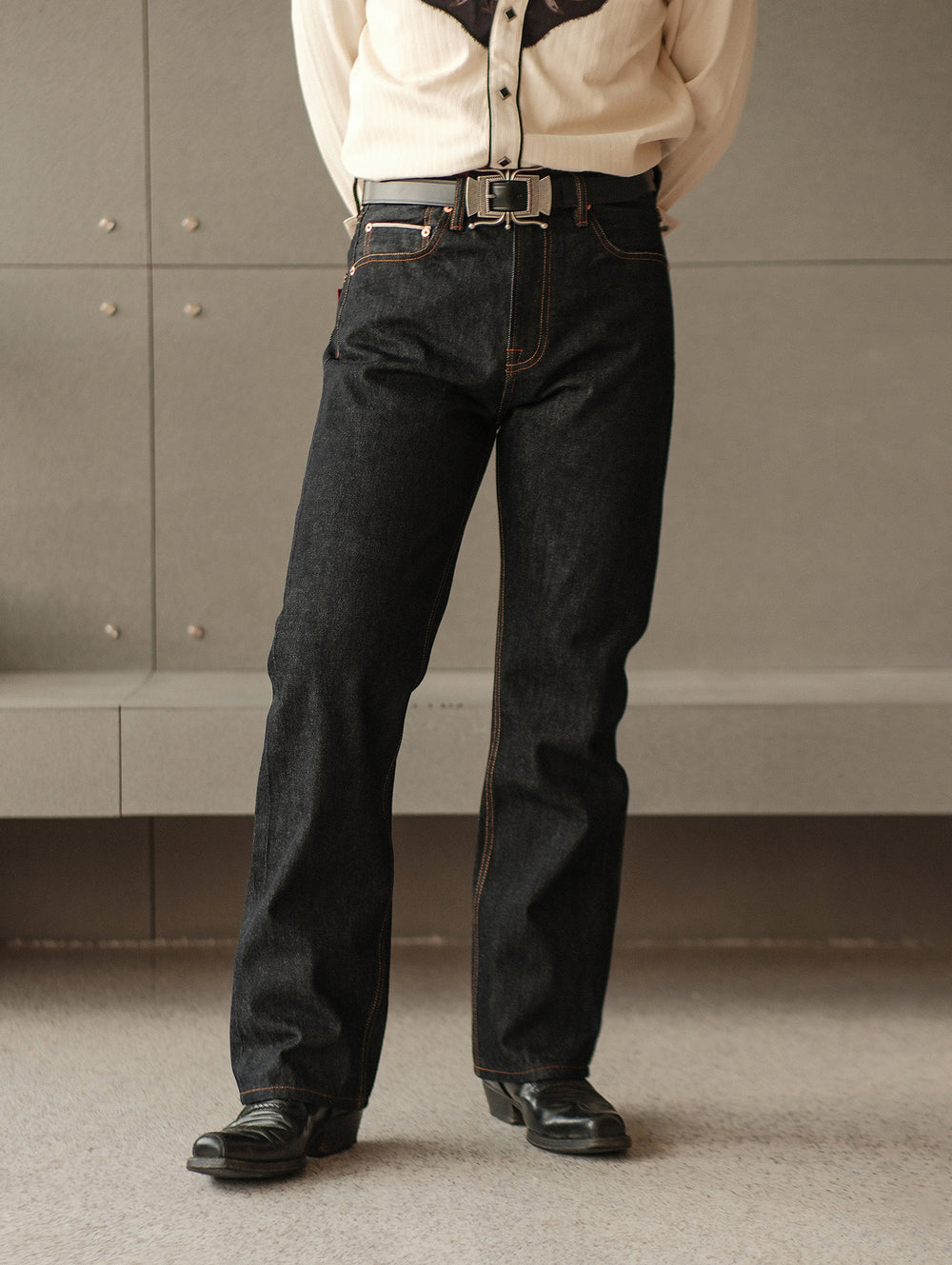 15.5OZ Classic 701 Straight-Fit jeans-Raw