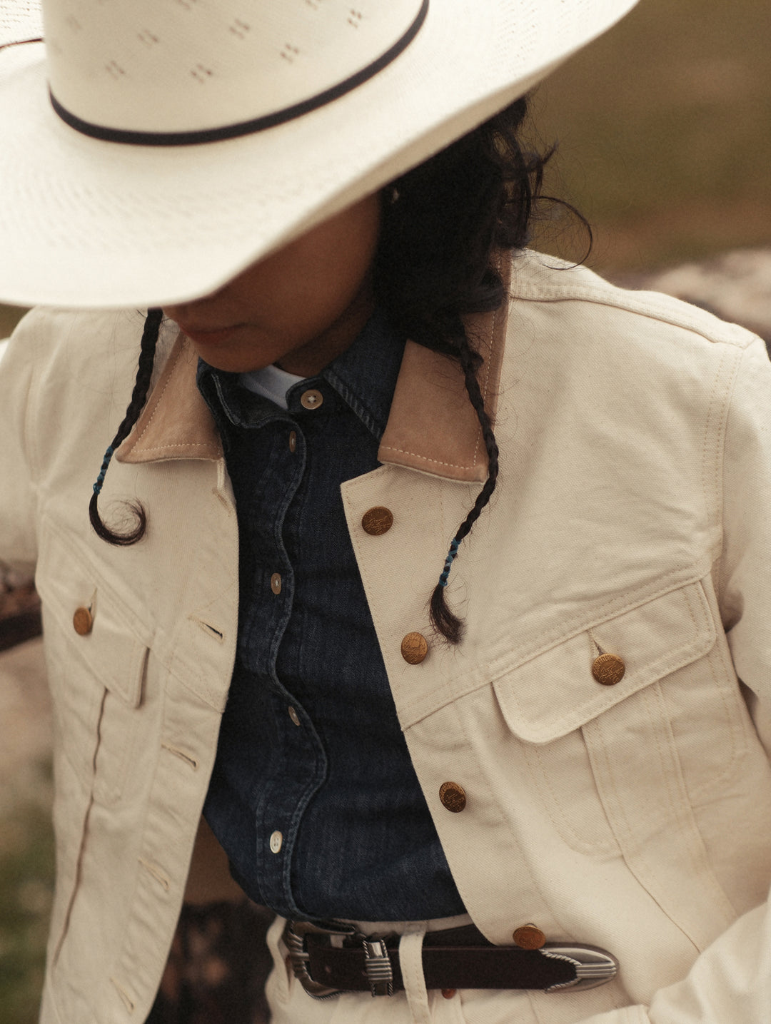 Western Series Women's Daylight Knight 16oz Selvedge Undyed Canvas Jacket