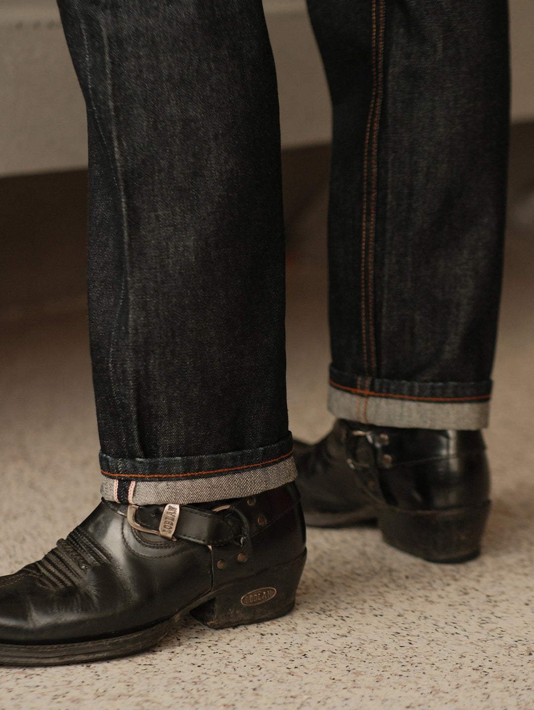 15.5OZ Classic 702 Tapered jeans-Regular Wash