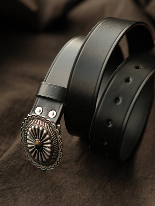 Sunflower Turquoise Buckle Belt