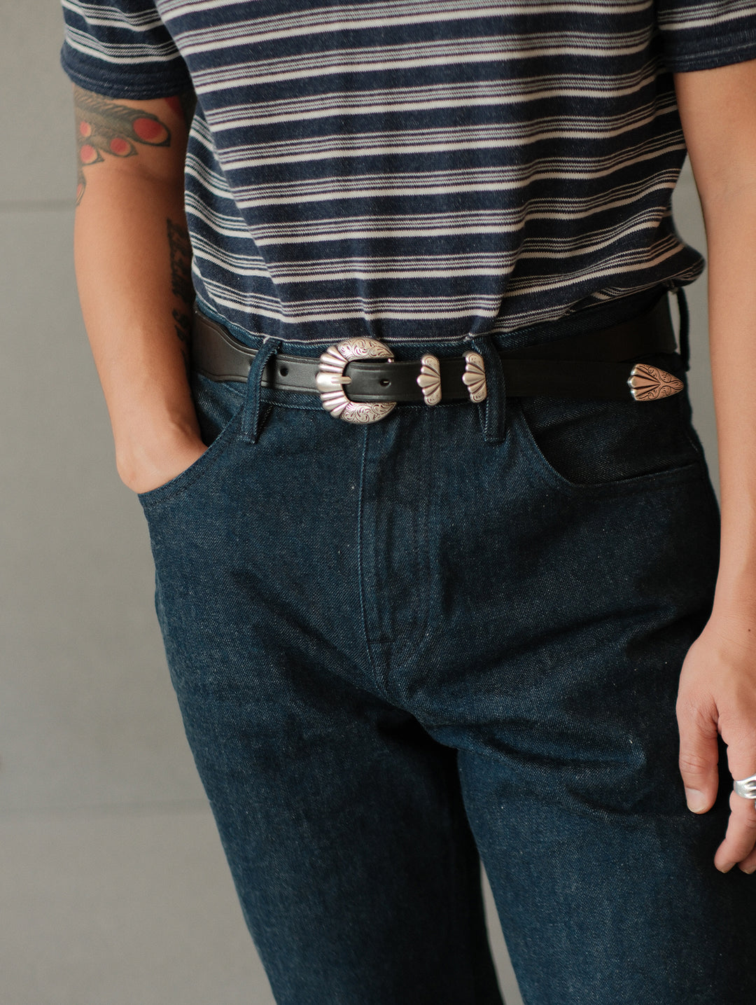 RAN Flared jeans-Plant Dyeing Indigo