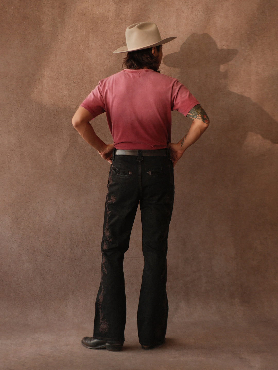 Mvc&Co. 722# Western Embroidered Flare jeans