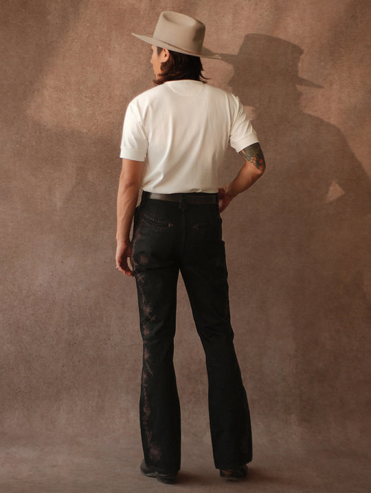 Mvc&Co. 722# Western Embroidered Flare jeans