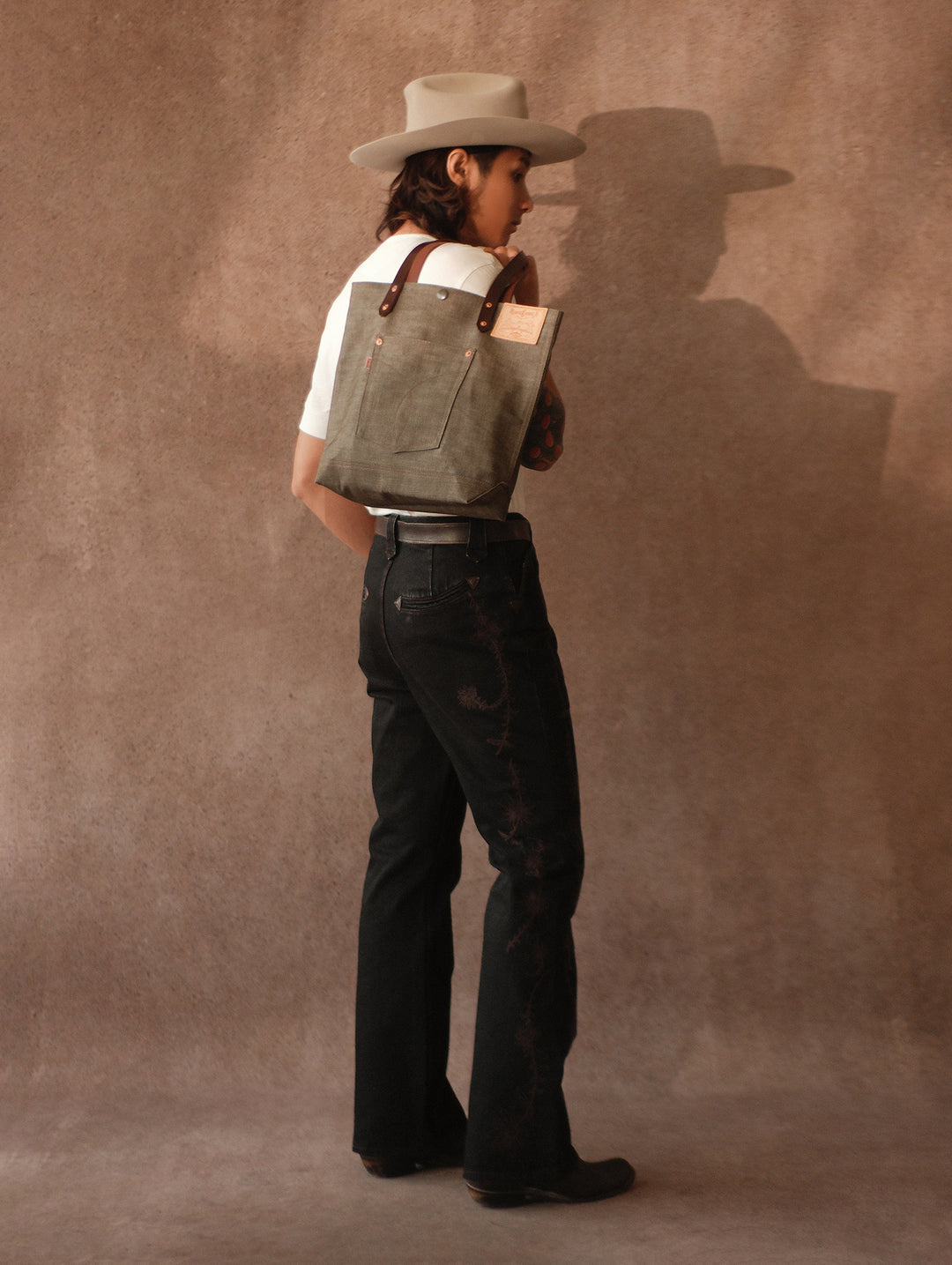 Snakepit Selvedge Denim Vintage Workwear Shoulder bag