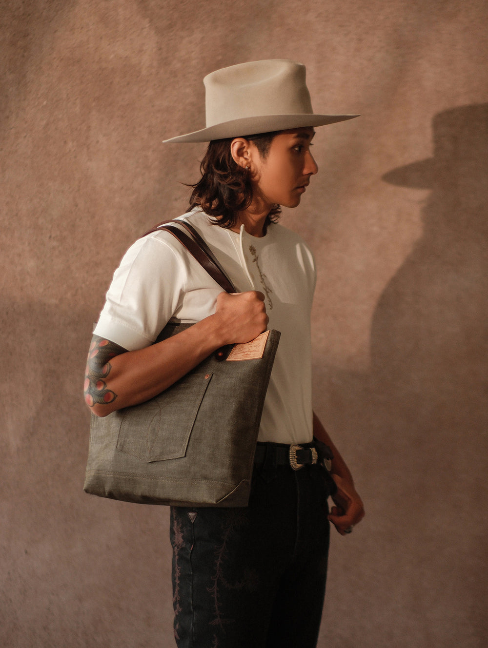 Snakepit Selvedge Denim Vintage Workwear Shoulder bag