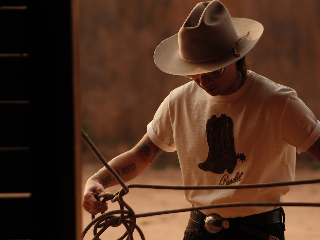 Western Series Vintage Western Boot Graphic T-shirt