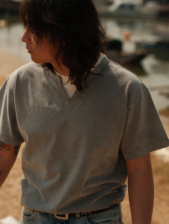 Mock Two-piece T-shirt
