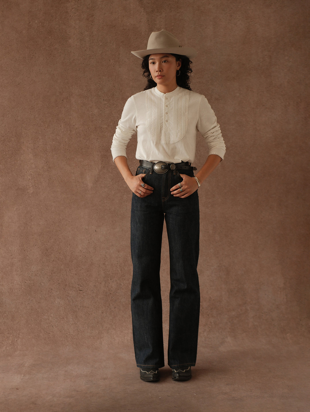 13oz Monroe II Wide-Leg jeans-Indigo