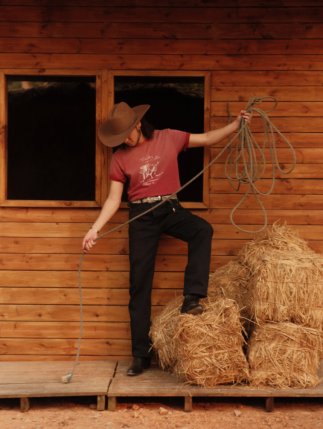 Year of the Horse Limited Straight-Fit jeans-Raw