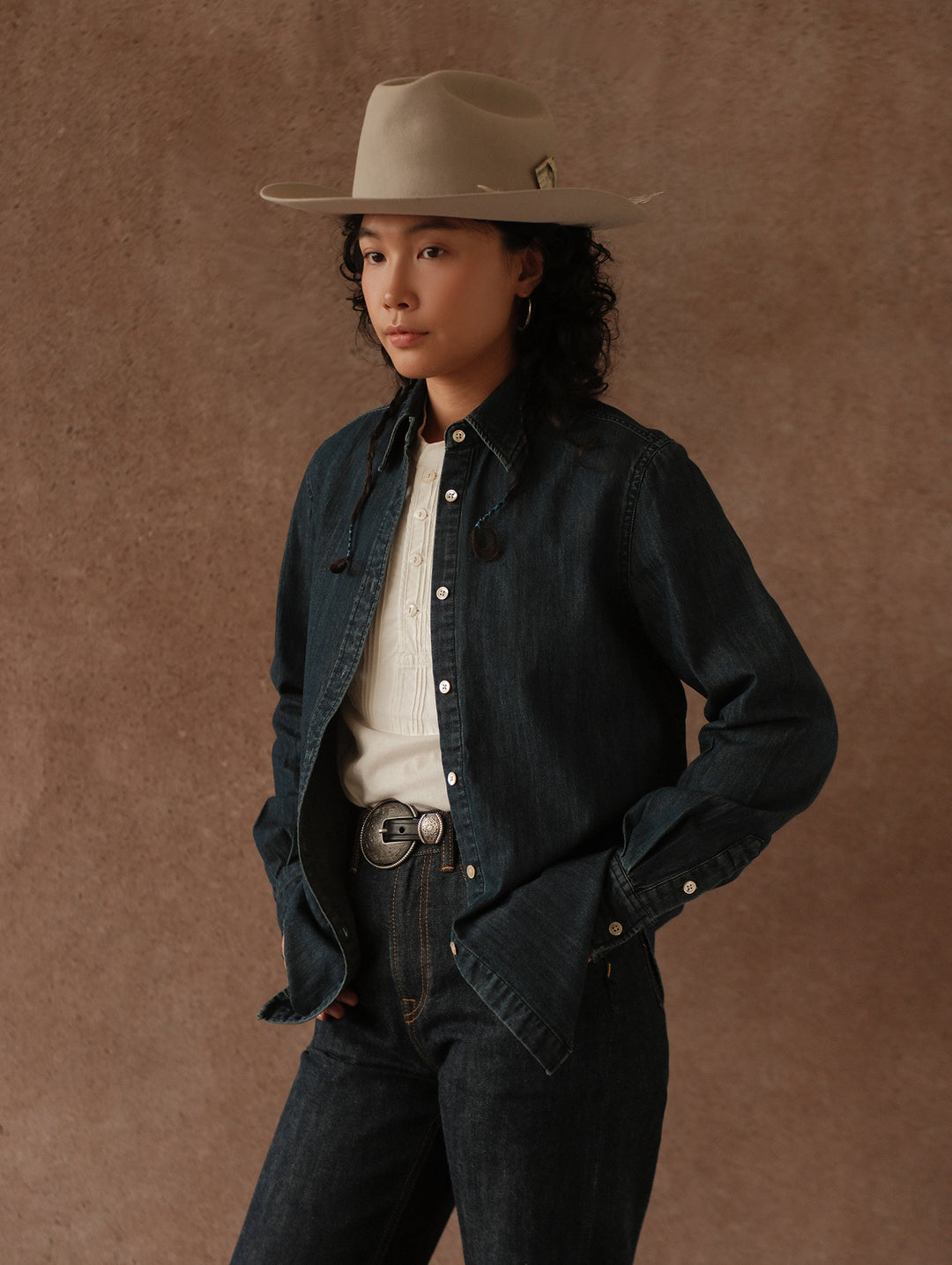 Women's Basic Denim shirt