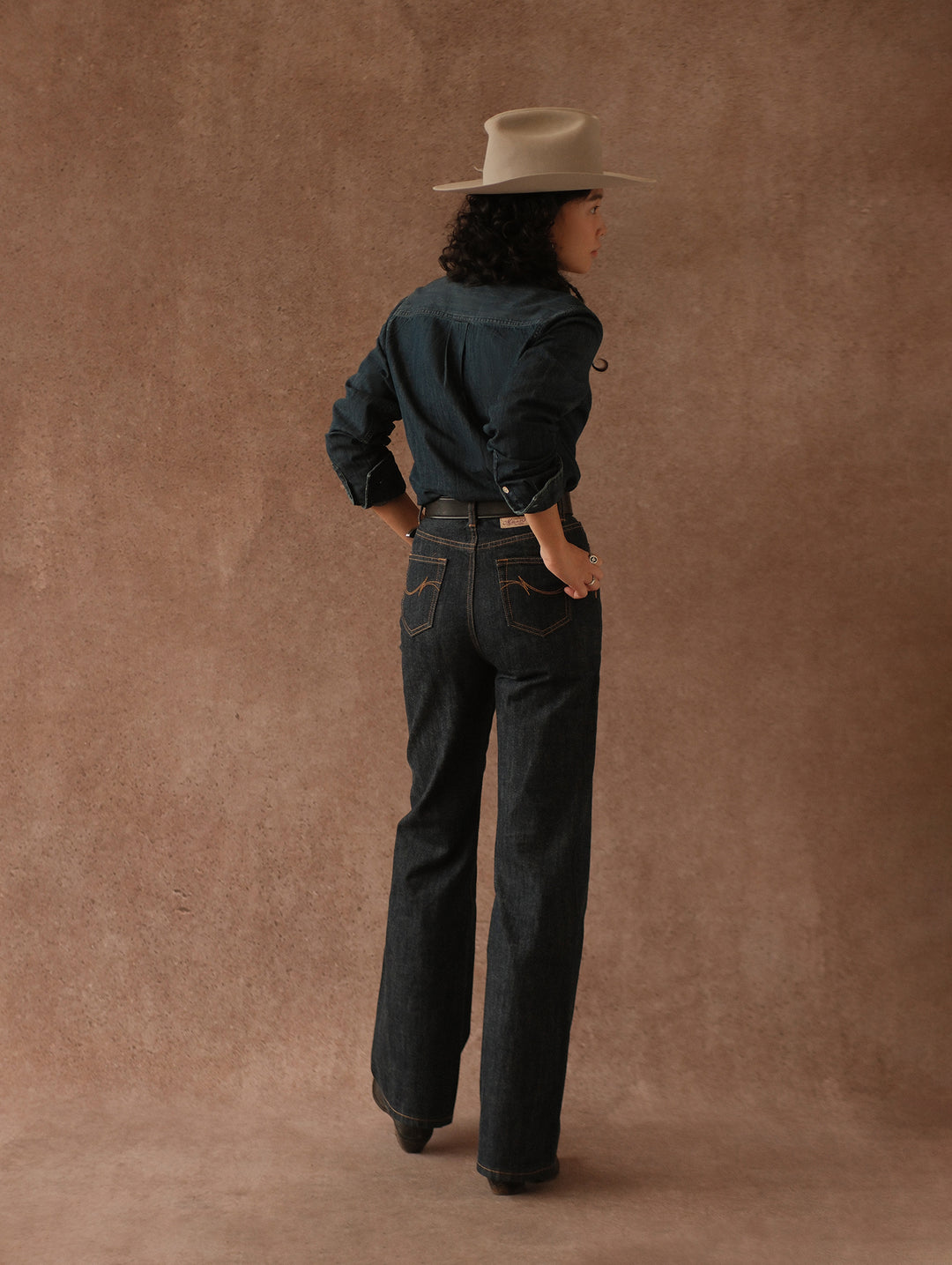 13oz Monroe II Wide-Leg jeans-Indigo
