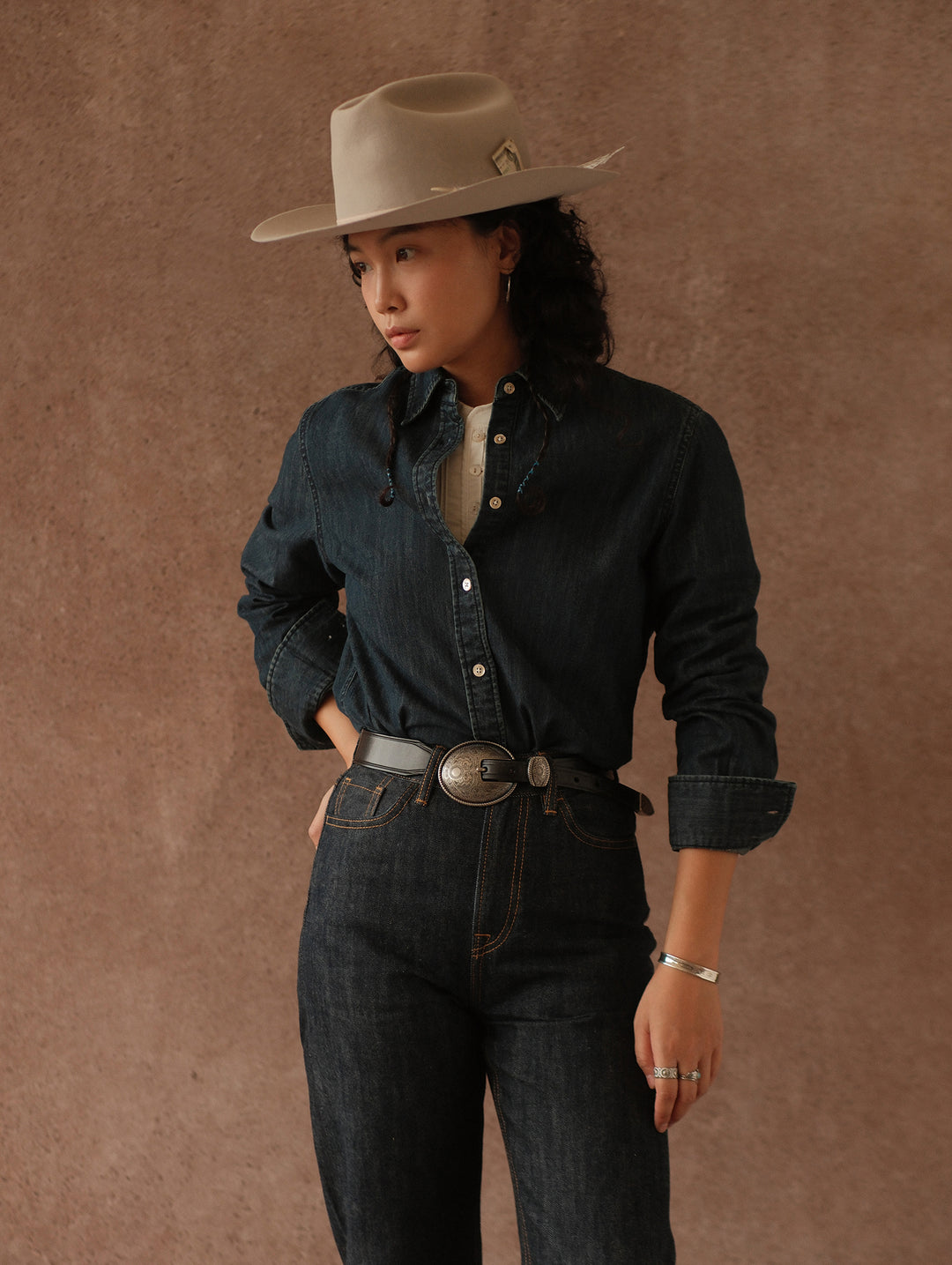 Women's Basic Denim shirt