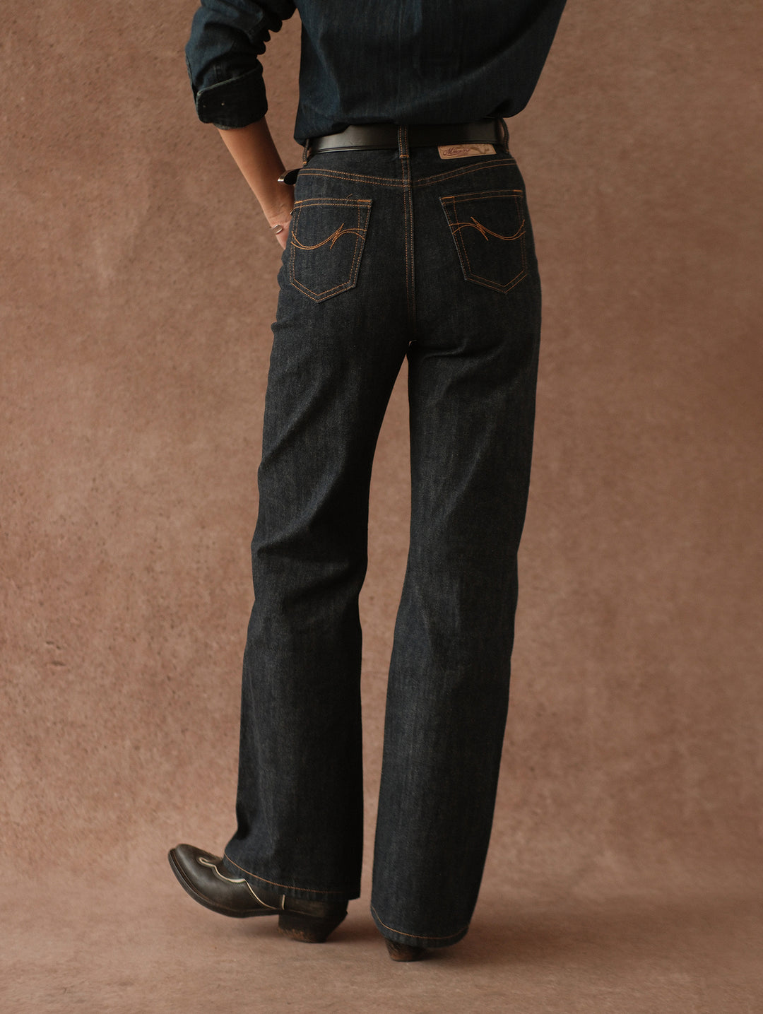 13oz Monroe II Wide-Leg jeans-Indigo
