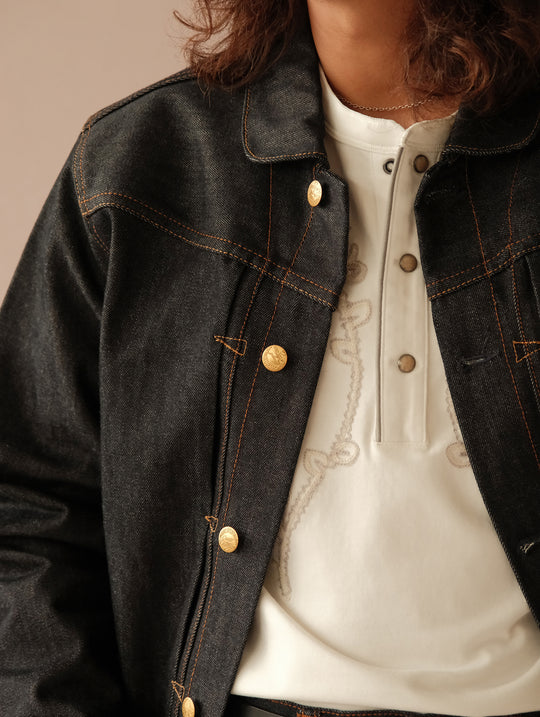 15.5OZ Type1 Selvedge Denim Jacket