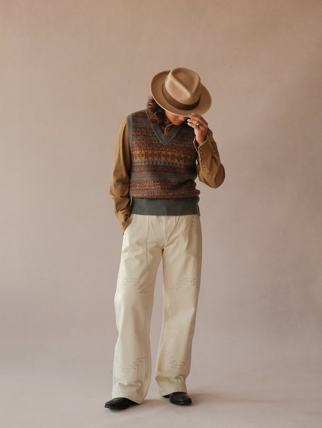 Fair Isle Knit Vest