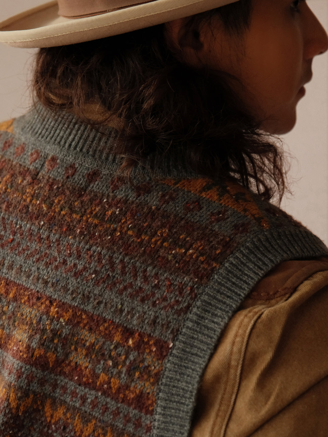 Fair Isle Knit Vest