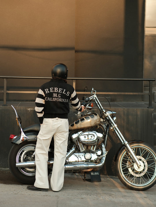 Prisoner Striped Racer Sweatshirt