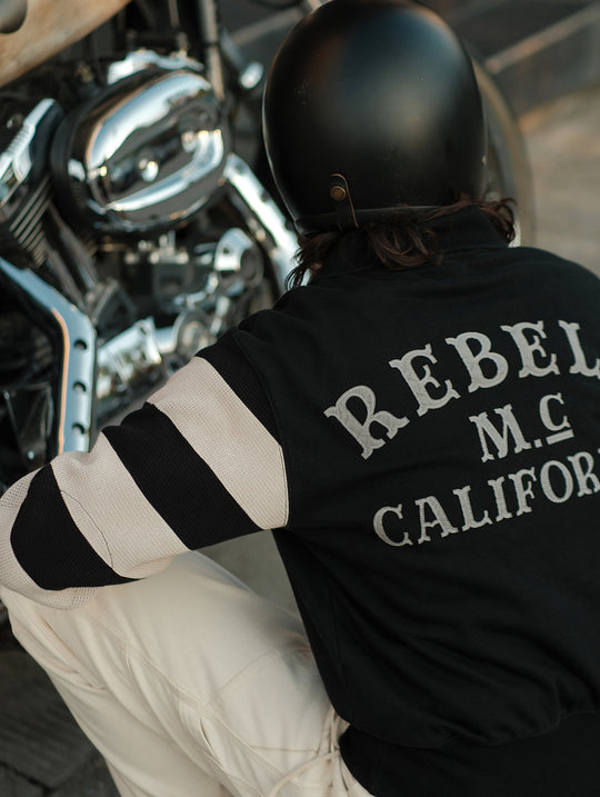 Prisoner Striped Racer Sweatshirt