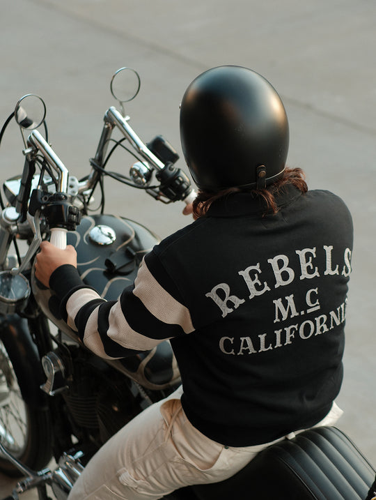 Prisoner Striped Racer Sweatshirt