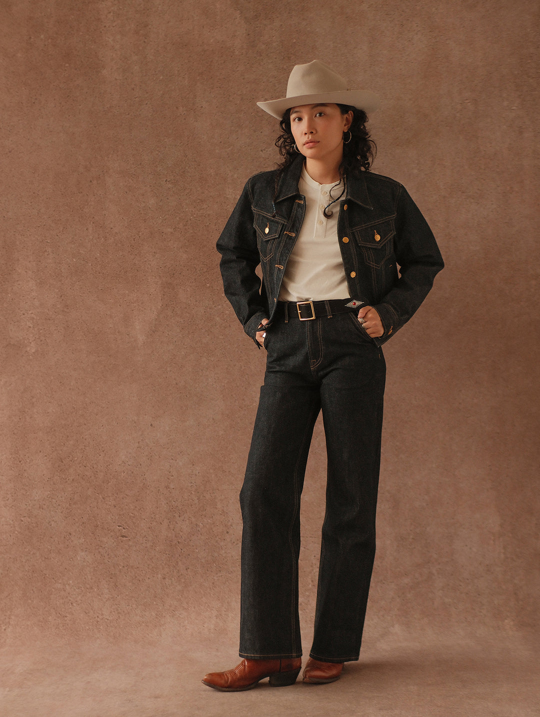 Women's 15.5OZ Type3 Selvedge Denim Jacket