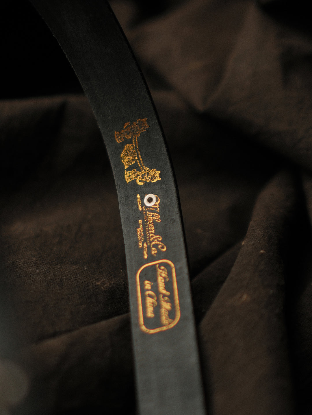 Glass Bead Rivet Belt-Black