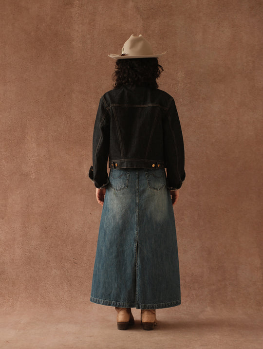 Women's 15.5OZ Type3 Selvedge Denim Jacket