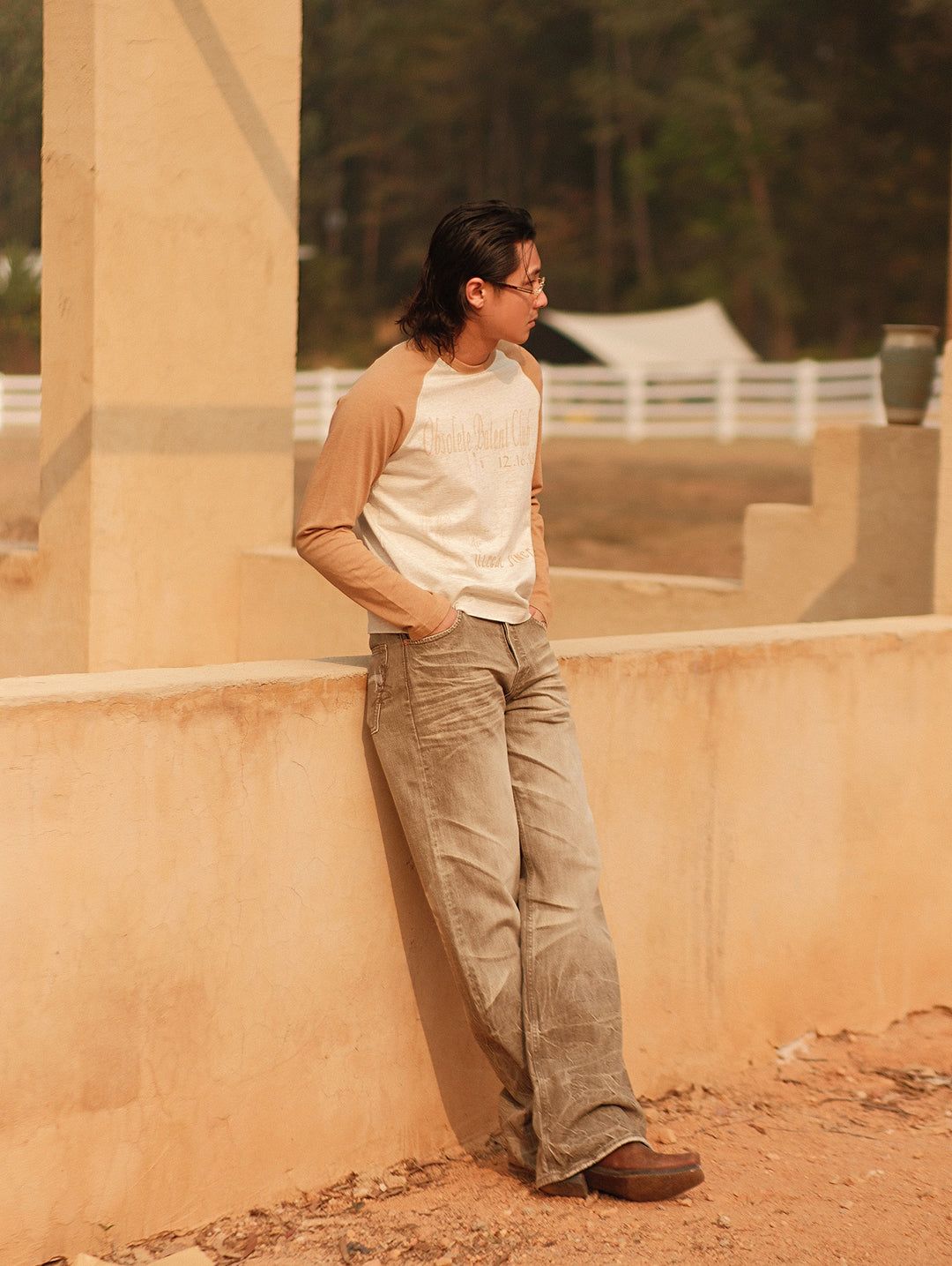 “Expired Patent Club” Raglan Sleeve T-shirt