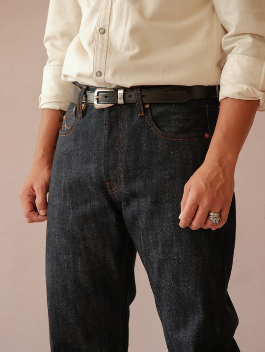 22OZ Selvedge 701 Straight-Fit jeans-Desized