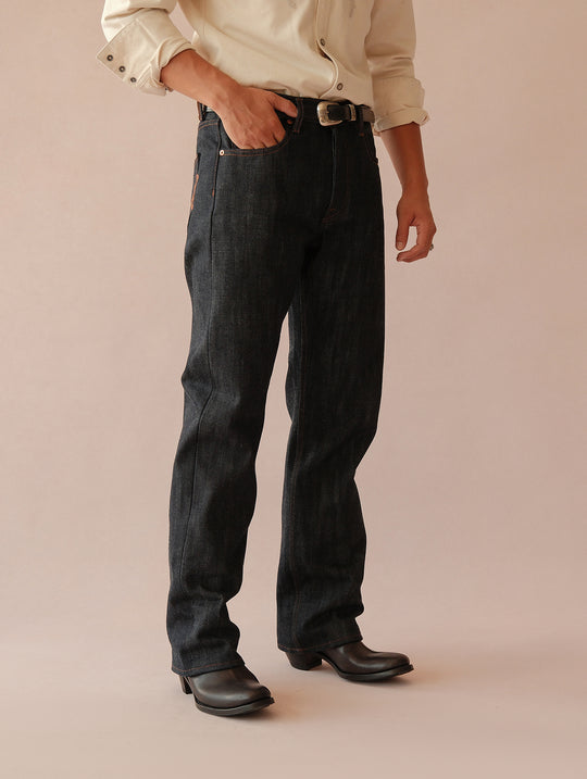 22OZ Selvedge 701 Straight-Fit jeans-Desized
