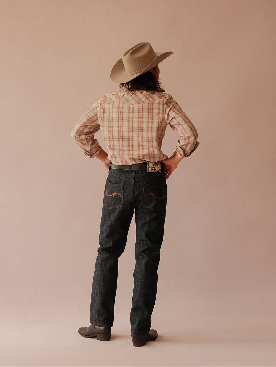 22OZ Selvedge 702 Tapered jeans-Desized