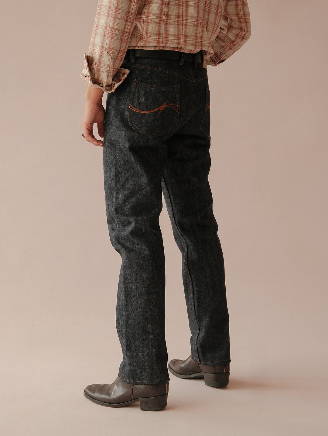 22OZ Selvedge 702 Tapered jeans-Desized