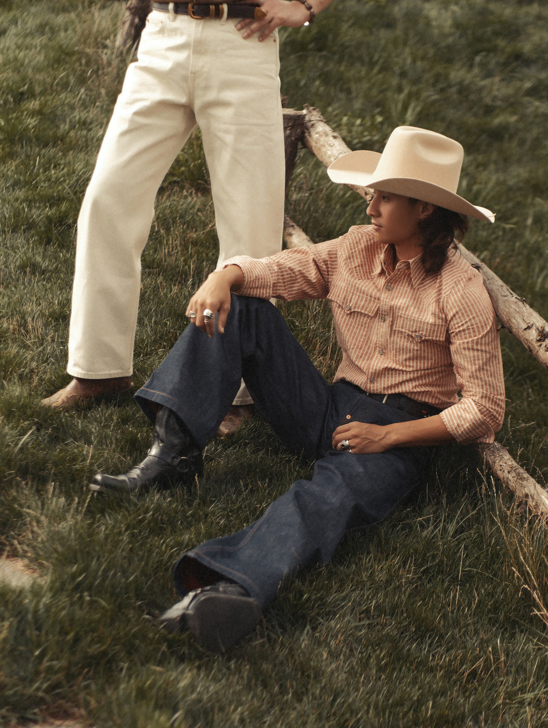 Western Series Yarn-dyed Striped Jacquard shirt