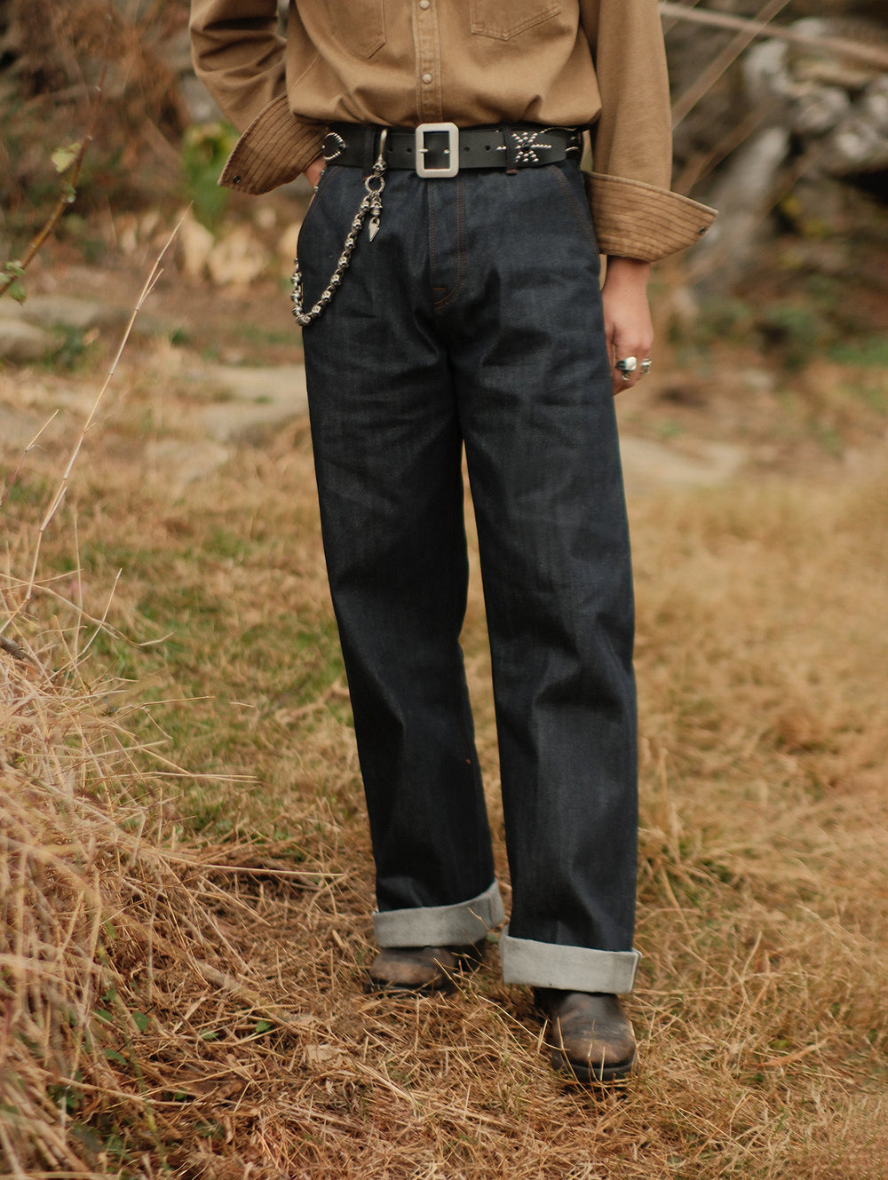 Journey to the West Series Wide-Leg jeans-Zhu Bajie