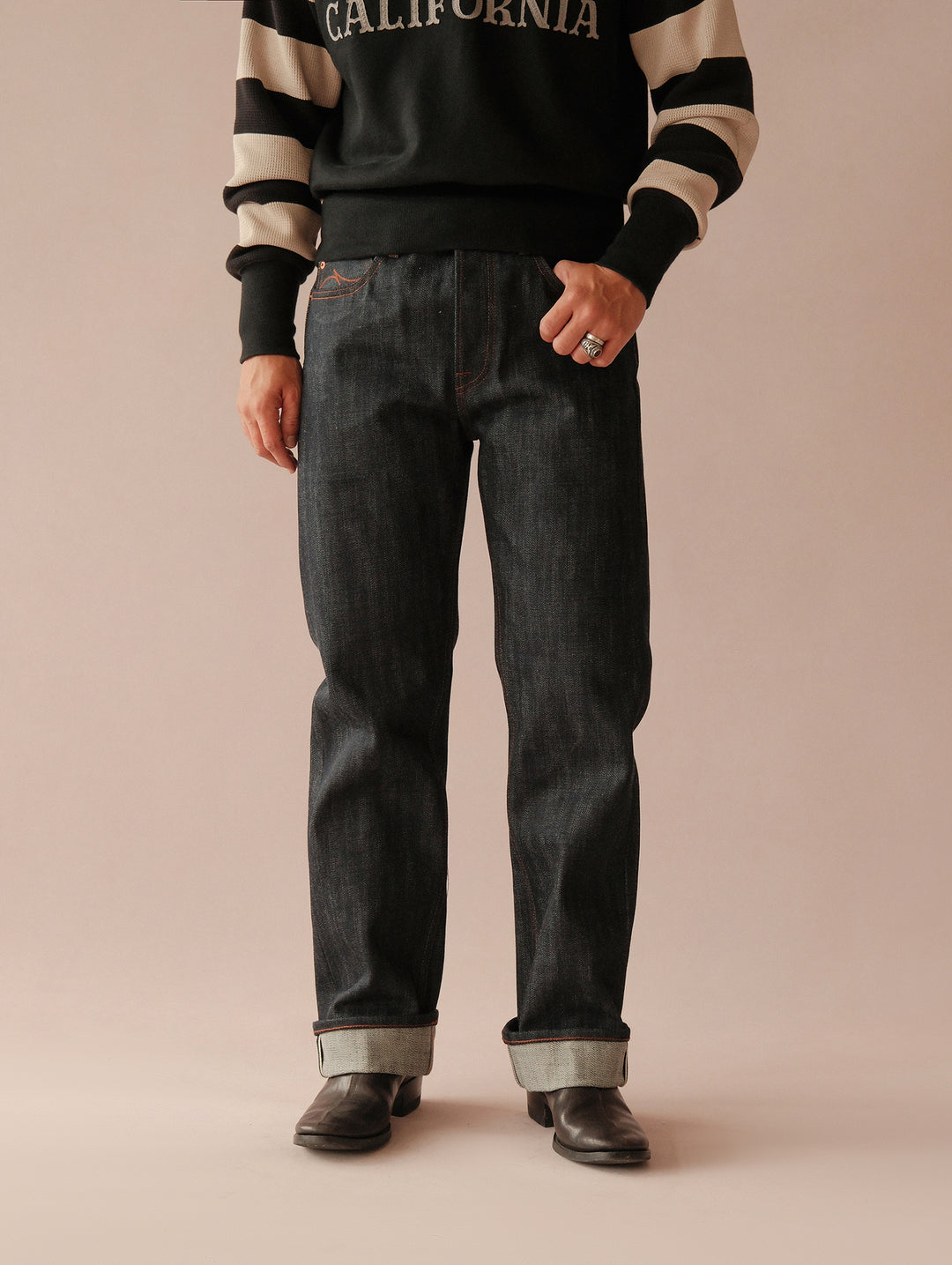 22OZ Selvedge 701 Straight-Fit jeans-Raw
