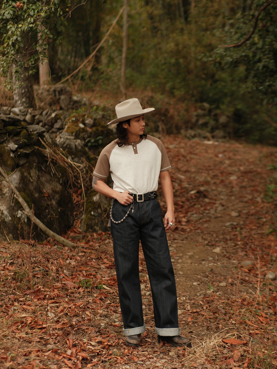 Journey to the West Series Wide-Leg jeans-Zhu Bajie
