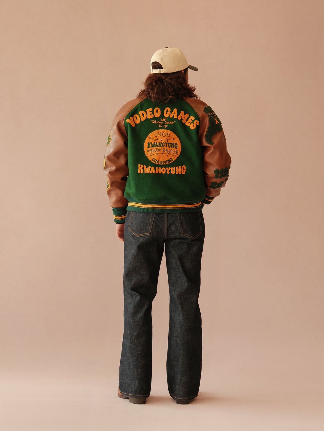 Ivy Style Wool Blend Baseball Jacket