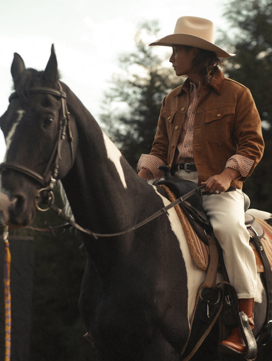 Western Series 16oz Oil-Waxed Canvas Type3 Trucker Jacket