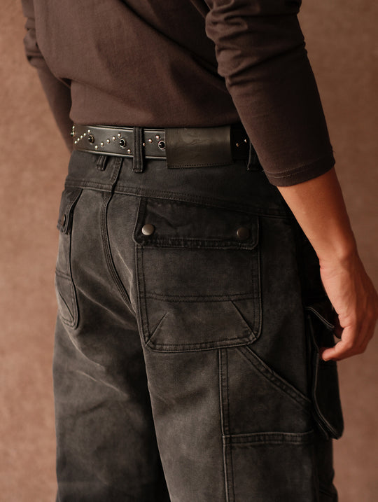 Logger Multi-Pocket Wide-Leg Work pants