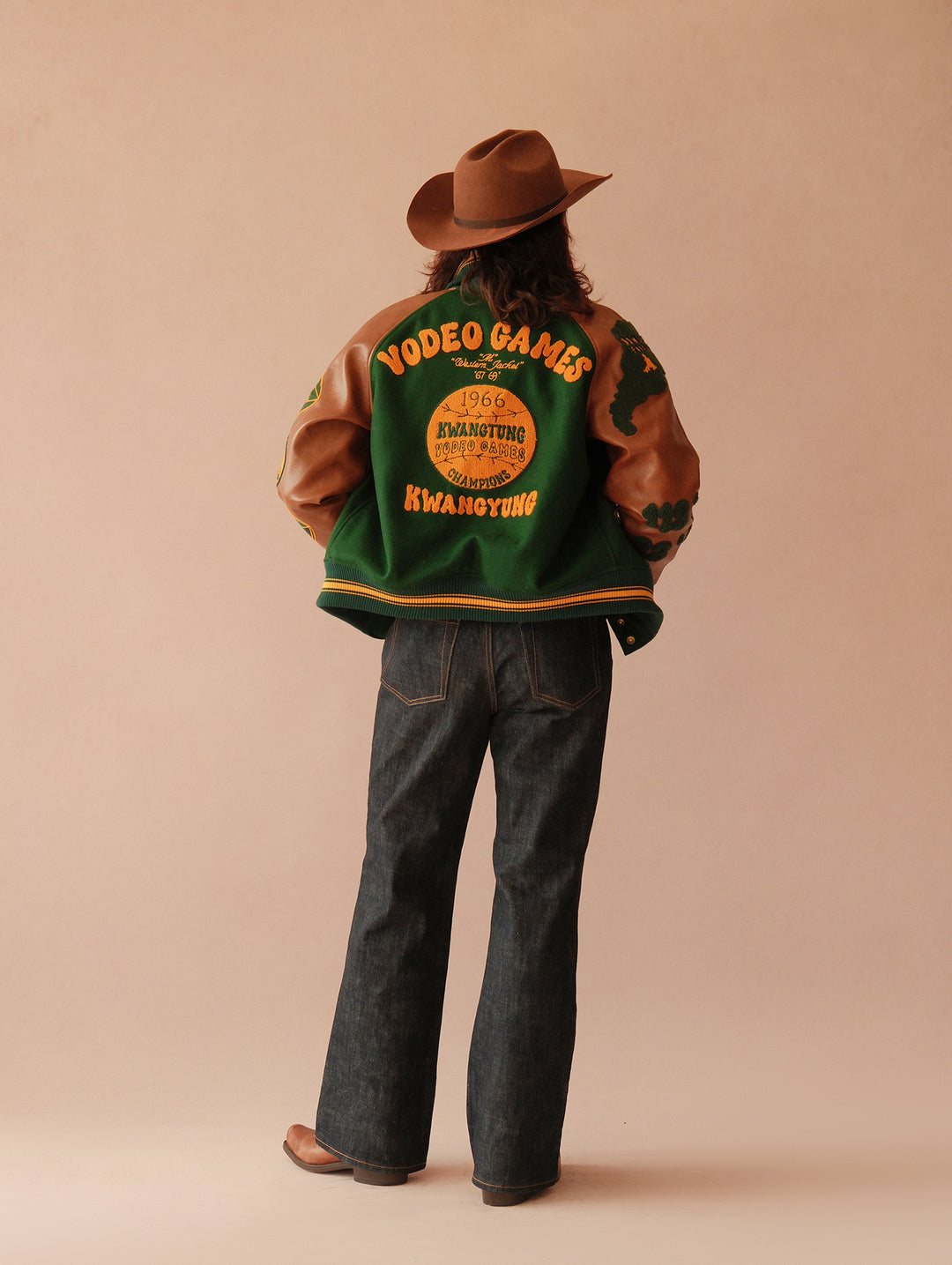 Ivy Style Wool Blend Baseball Jacket