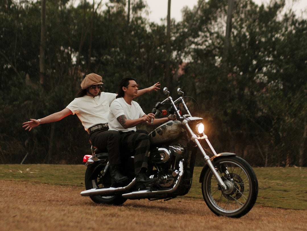 Mvc&Co. 719# Salt-and-Pepper Straight-Fit jeans