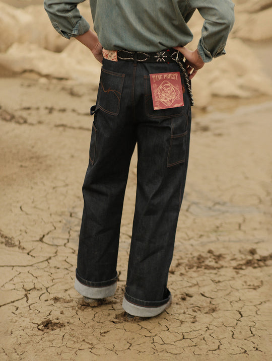 Journey to the West Series Wide-Leg jeans-Monk Tang Sanzang