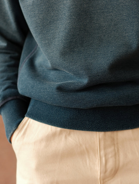 Sun-Faded Indigo Sweatshirt